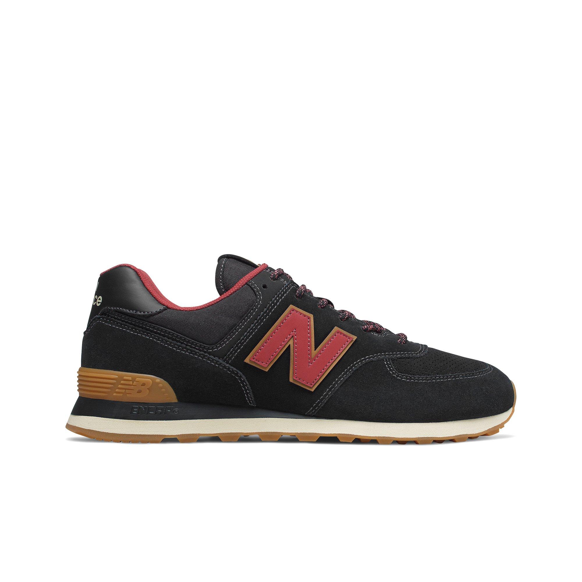 New balance 574 store black with earth red